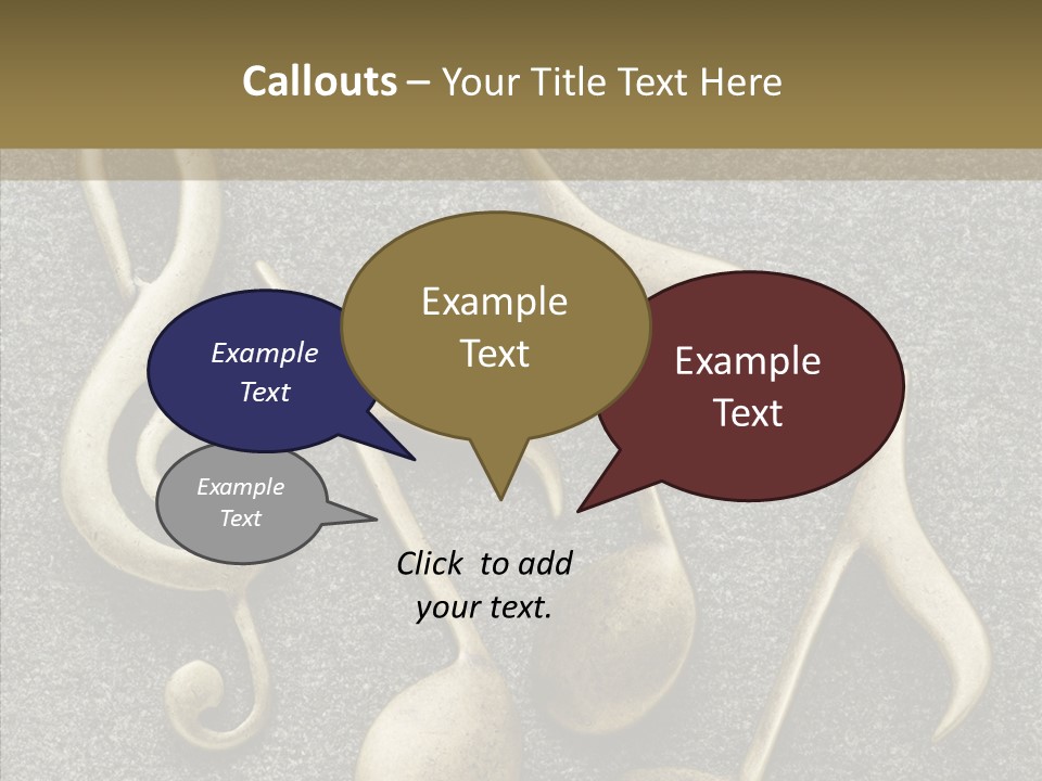 Melody Object Metal PowerPoint Template