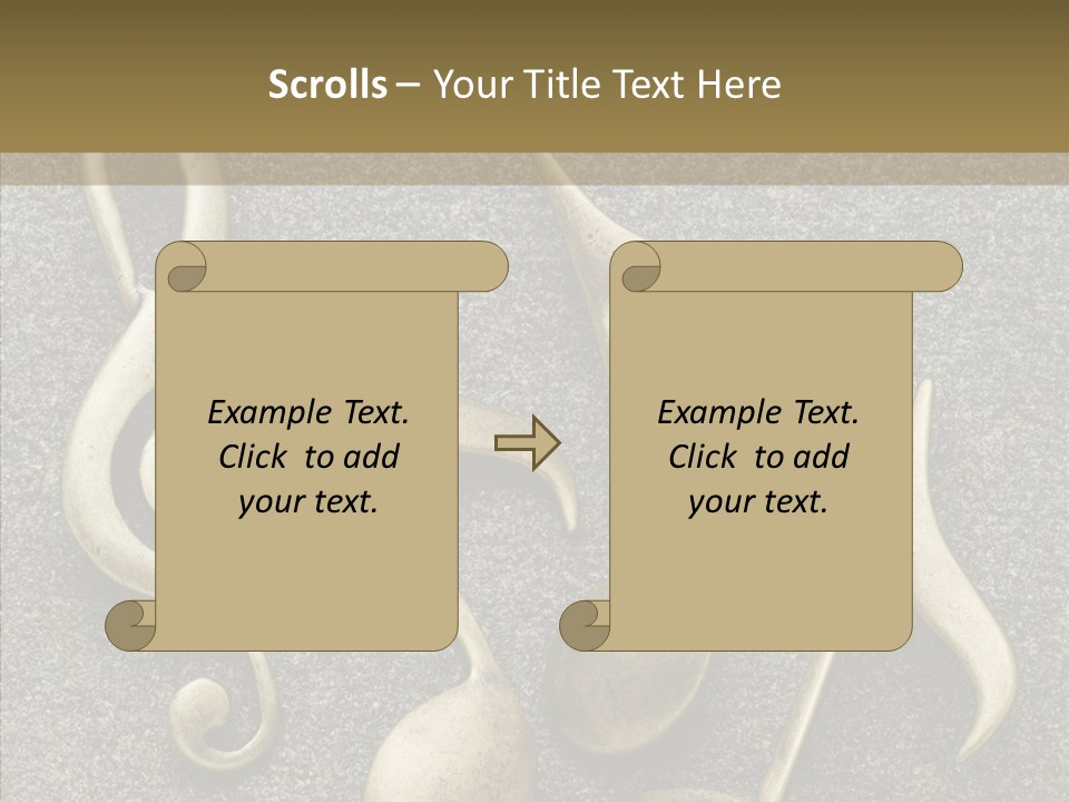 Melody Object Metal PowerPoint Template