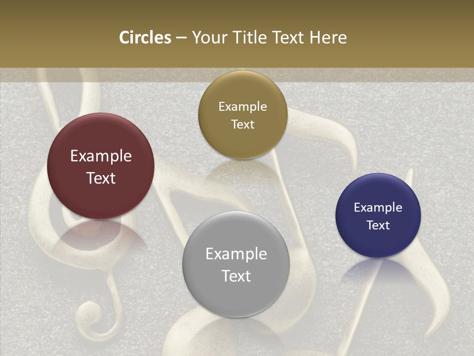 Melody Object Metal PowerPoint Template