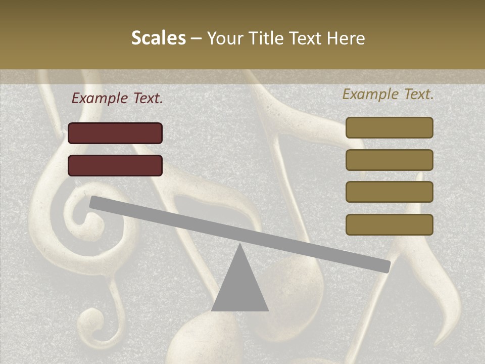 Melody Object Metal PowerPoint Template