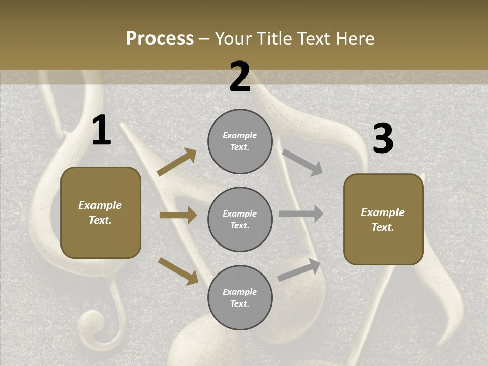 Melody Object Metal PowerPoint Template