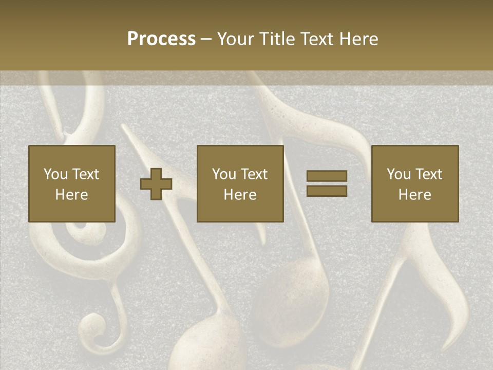 Melody Object Metal PowerPoint Template