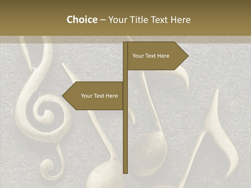 Melody Object Metal PowerPoint Template