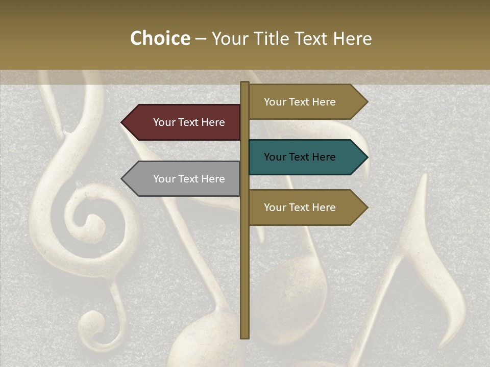 Melody Object Metal PowerPoint Template