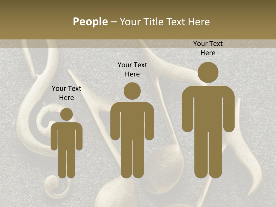 Melody Object Metal PowerPoint Template