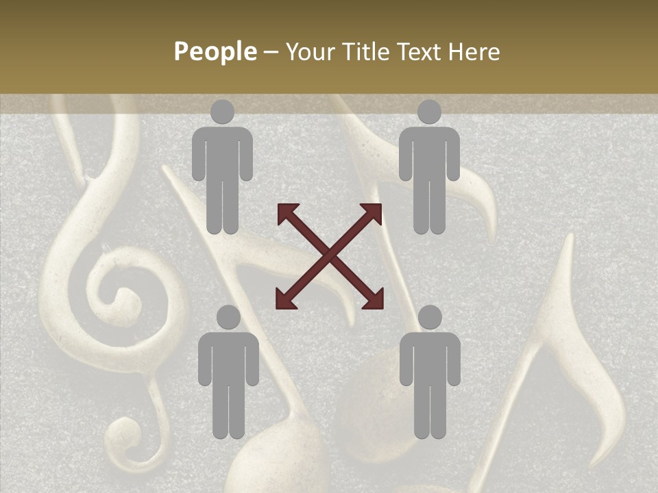 Melody Object Metal PowerPoint Template