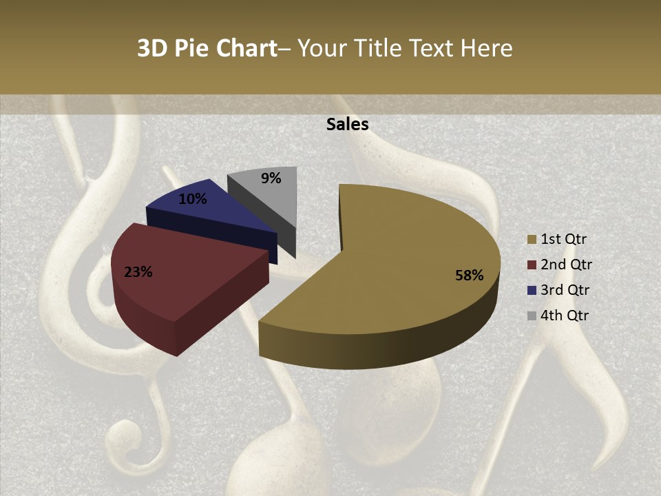 Melody Object Metal PowerPoint Template