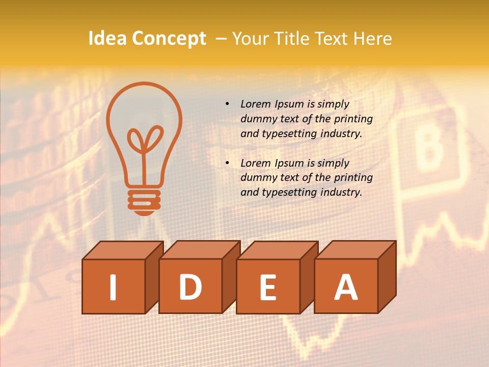 Wealth Stock Currency PowerPoint Template