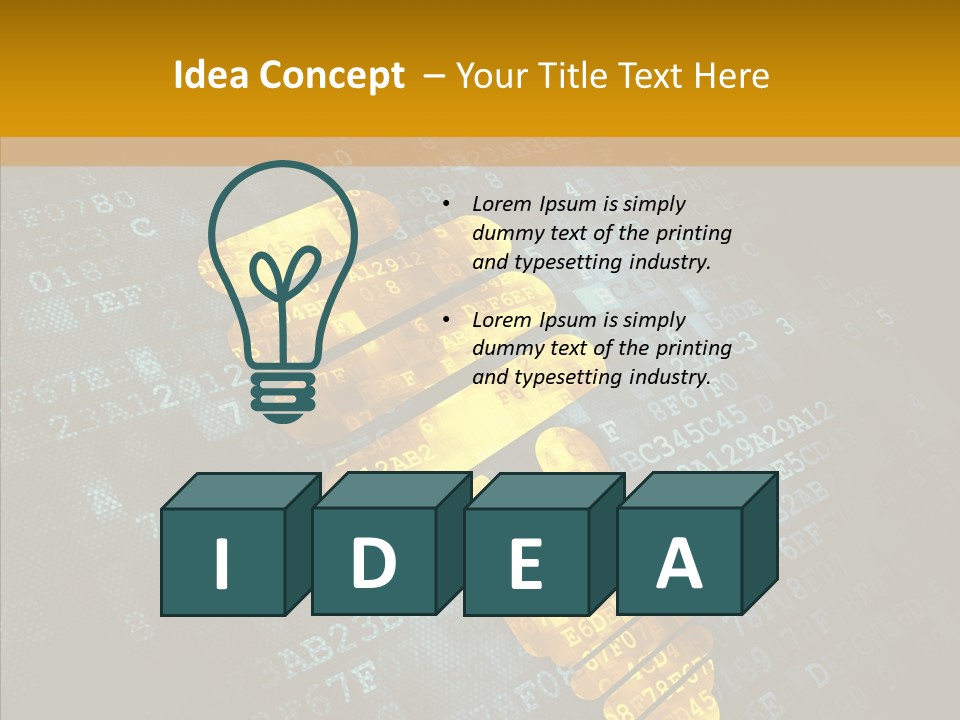 Mind Idea Busines PowerPoint Template
