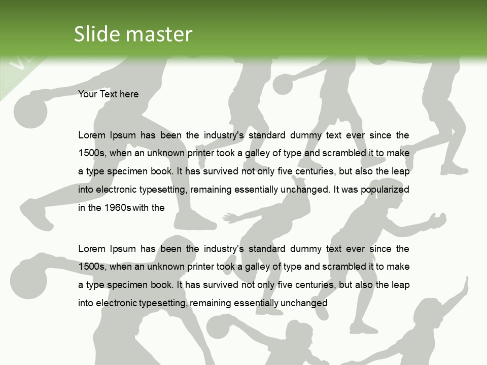 Equipment Game Compete PowerPoint Template