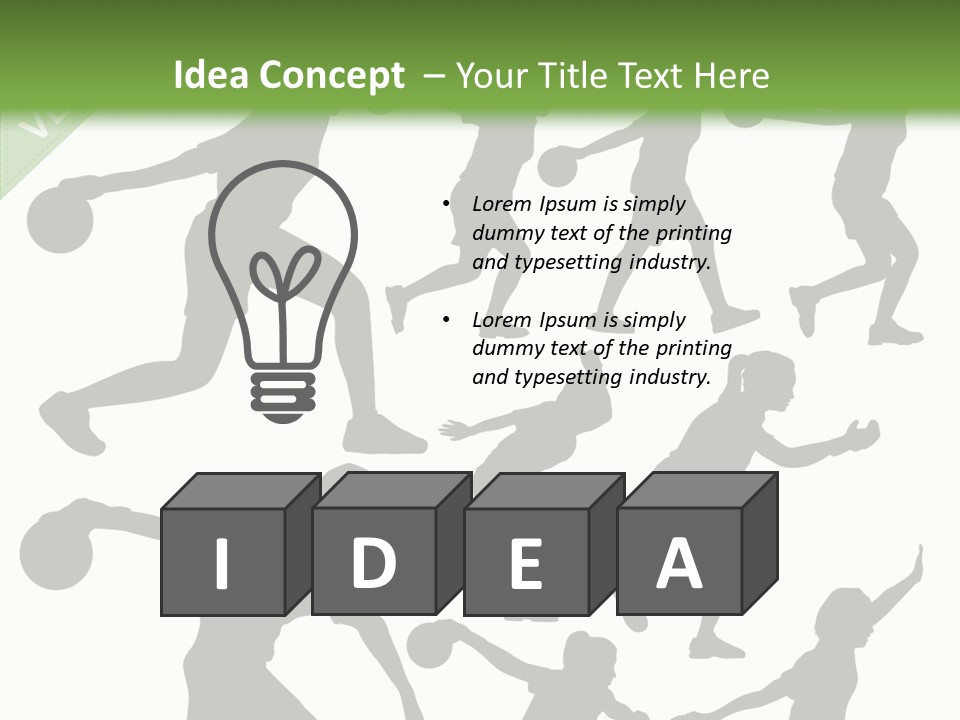 Equipment Game Compete PowerPoint Template