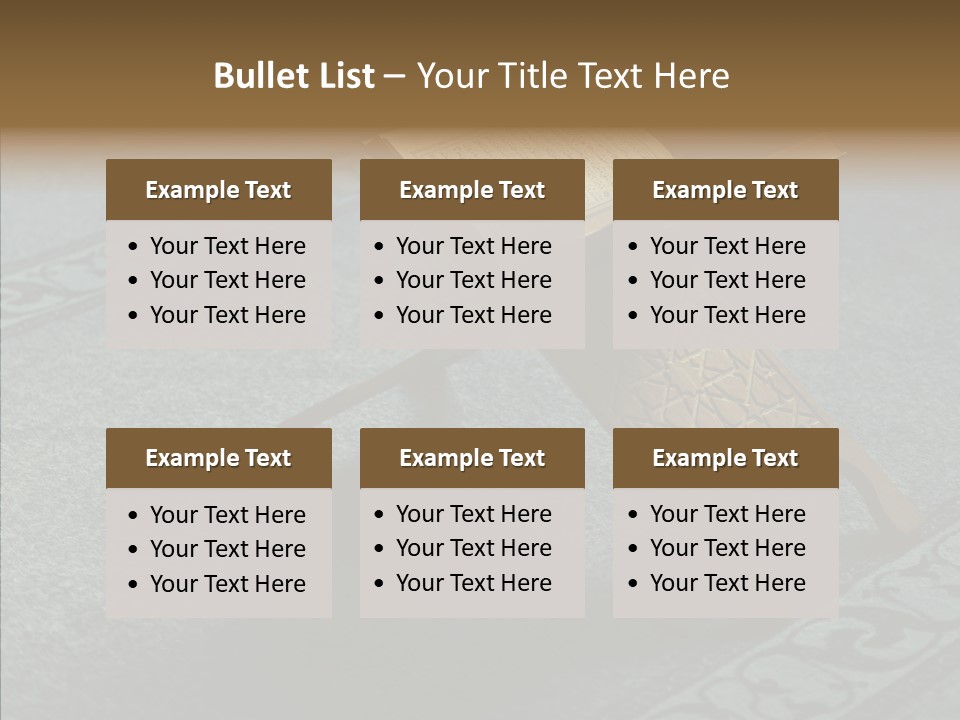Room Arab Faith PowerPoint Template