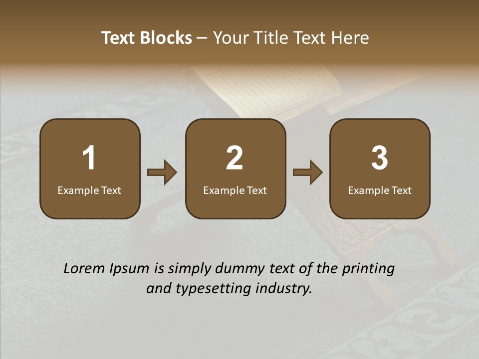 Room Arab Faith PowerPoint Template