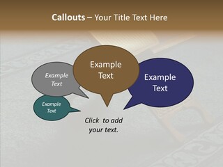 Room Arab Faith PowerPoint Template