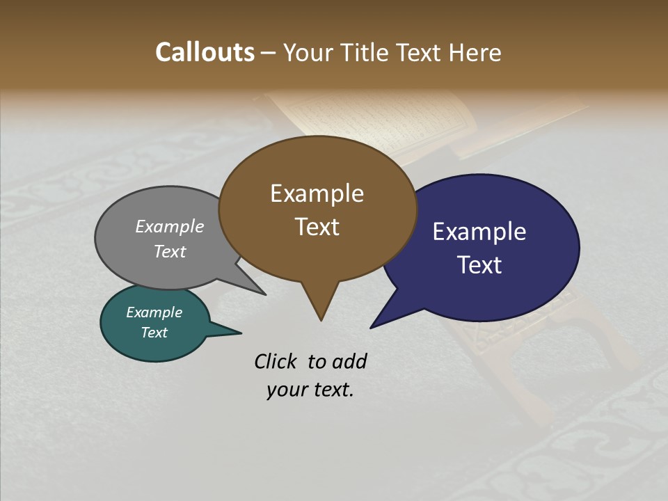 Room Arab Faith PowerPoint Template