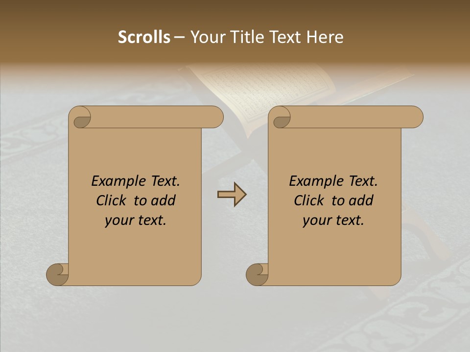 Room Arab Faith PowerPoint Template