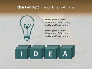Room Arab Faith PowerPoint Template