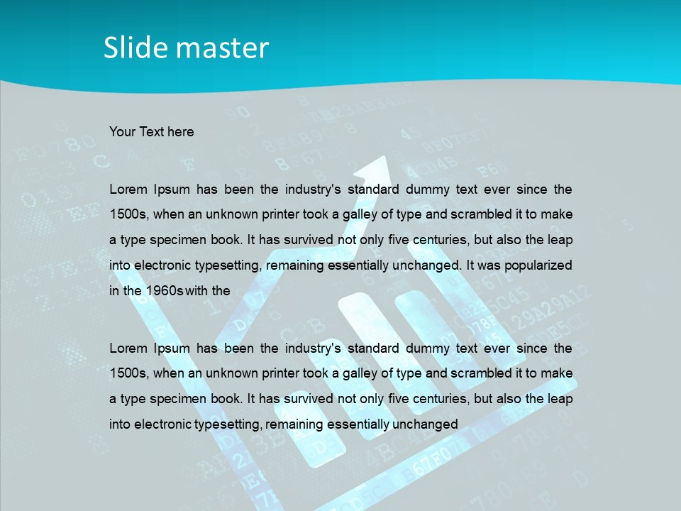 Symbol Abstract Leader PowerPoint Template