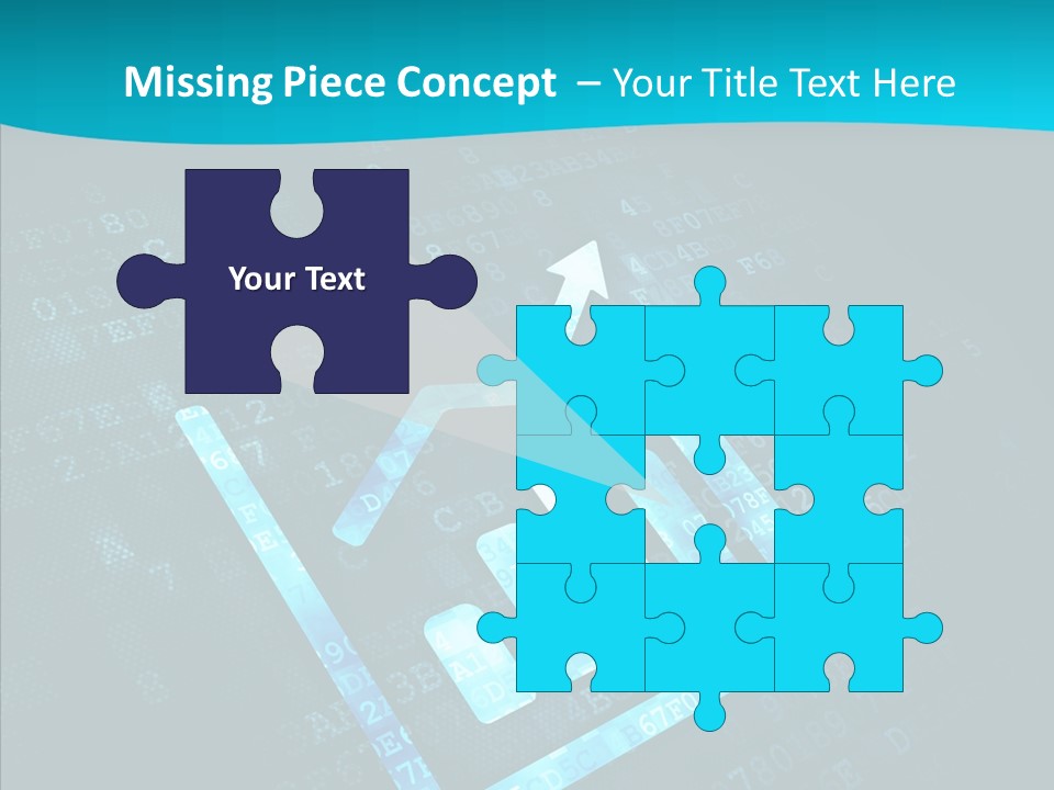 Symbol Abstract Leader PowerPoint Template