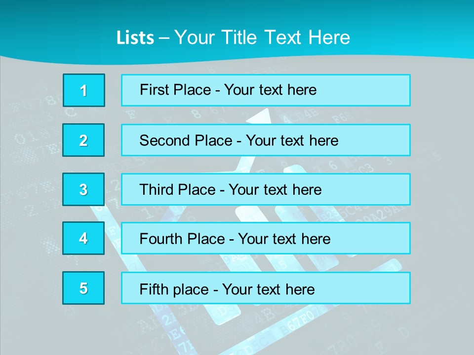 Symbol Abstract Leader PowerPoint Template
