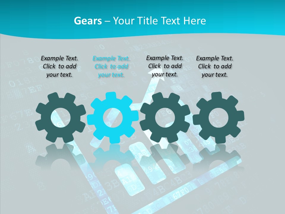 Symbol Abstract Leader PowerPoint Template