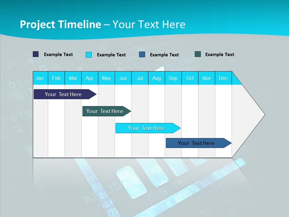 Symbol Abstract Leader PowerPoint Template