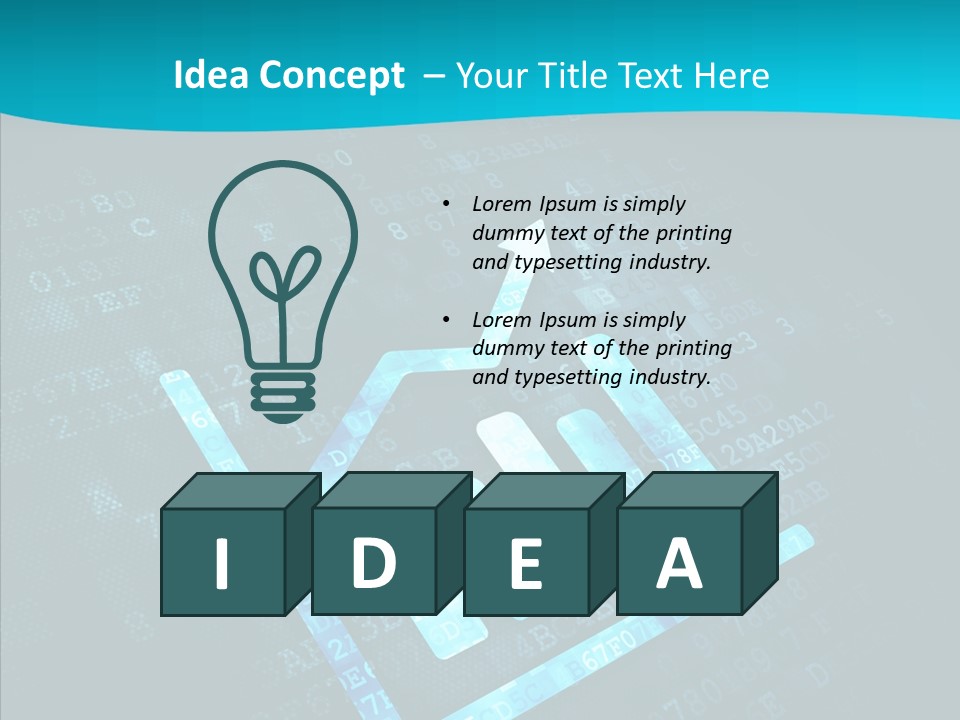 Symbol Abstract Leader PowerPoint Template