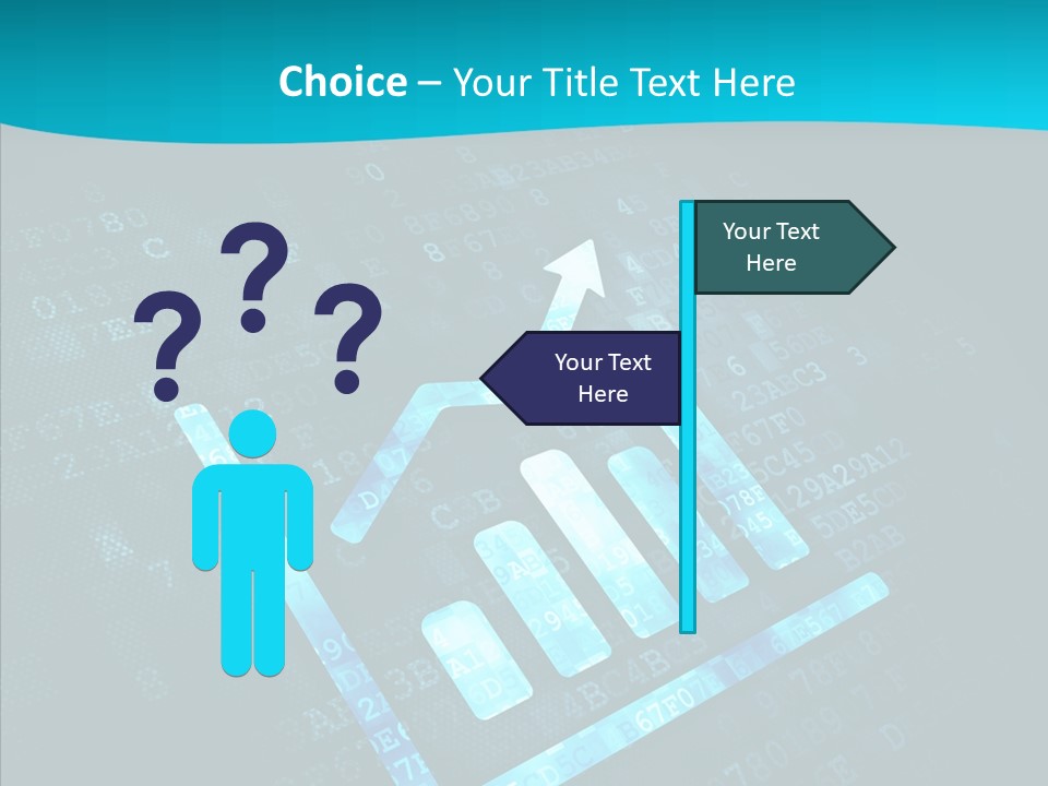 Symbol Abstract Leader PowerPoint Template