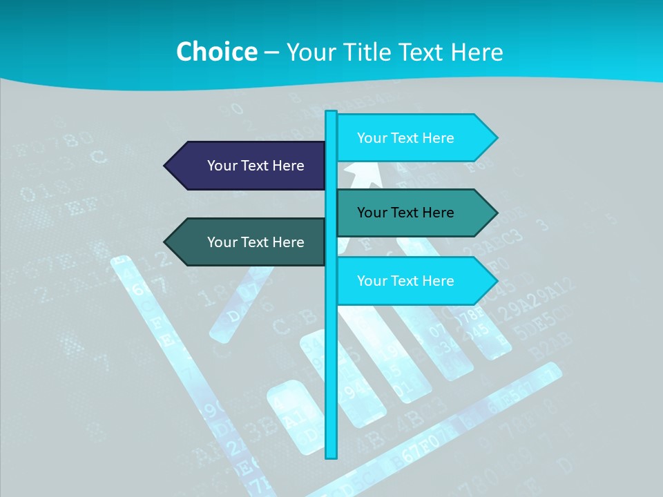 Symbol Abstract Leader PowerPoint Template