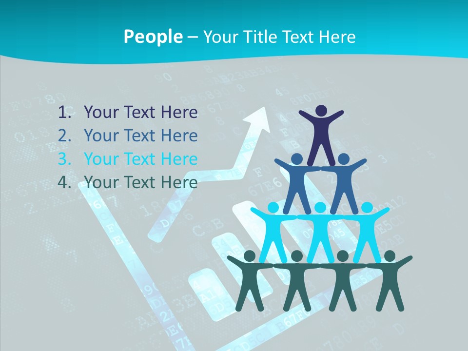 Symbol Abstract Leader PowerPoint Template