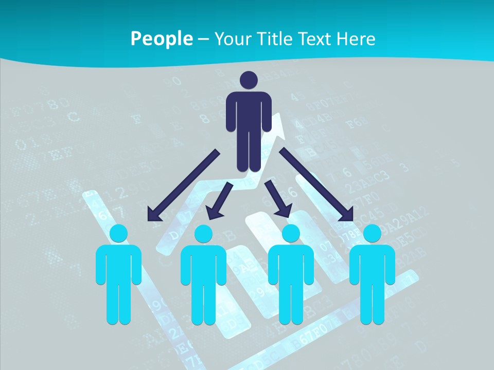 Symbol Abstract Leader PowerPoint Template