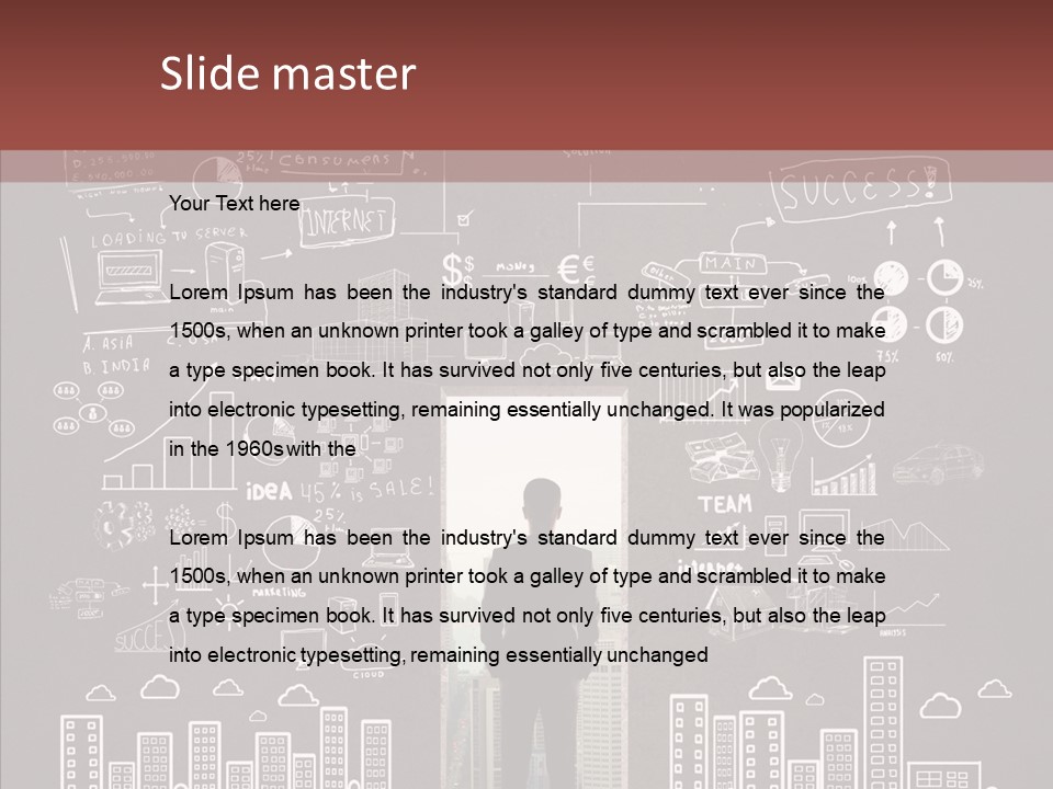 Manager Solid Businessman PowerPoint Template