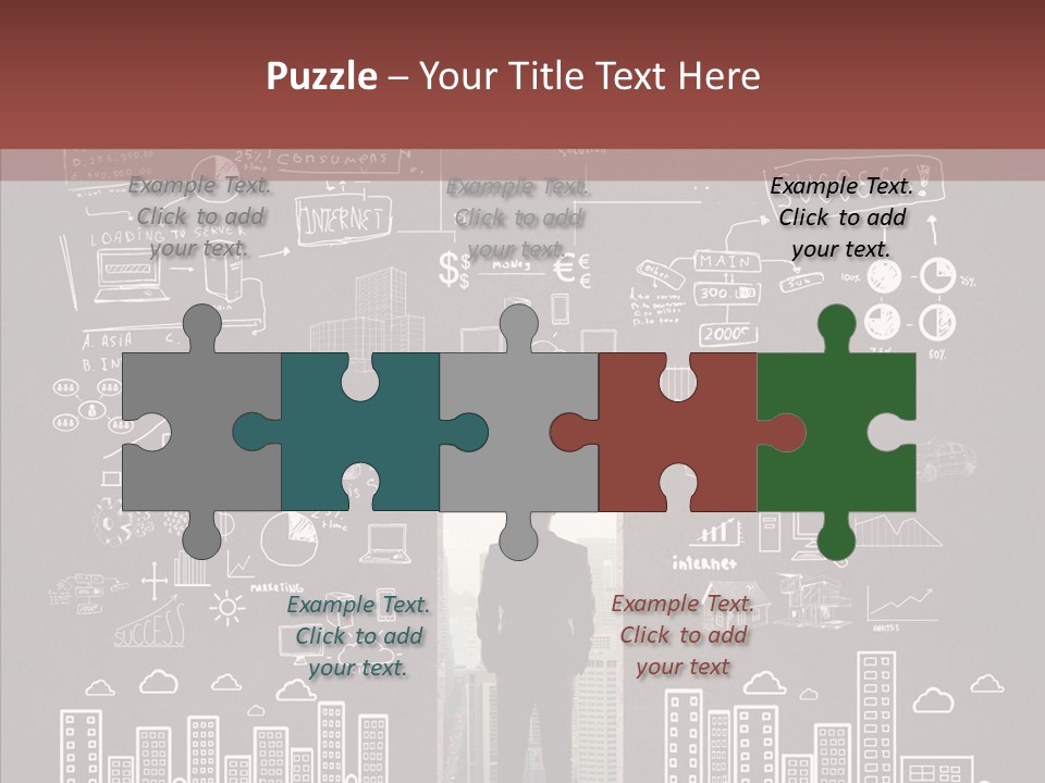 Manager Solid Businessman PowerPoint Template