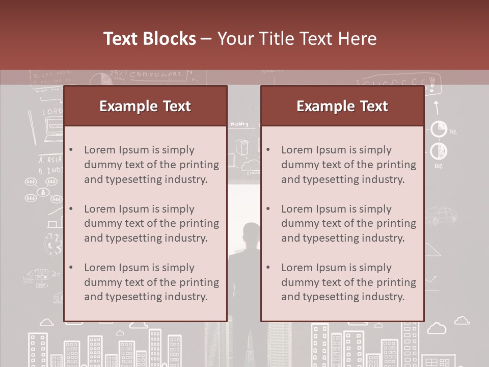 Manager Solid Businessman PowerPoint Template