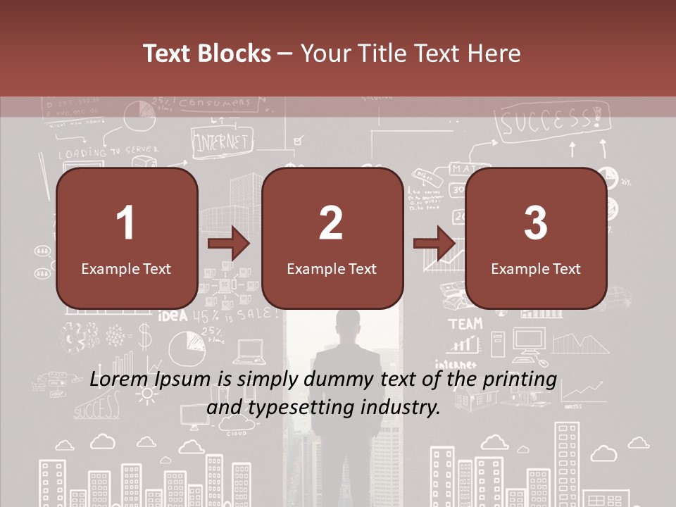 Manager Solid Businessman PowerPoint Template