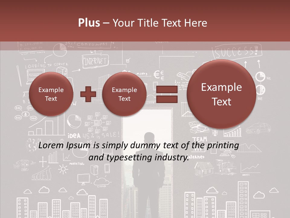 Manager Solid Businessman PowerPoint Template