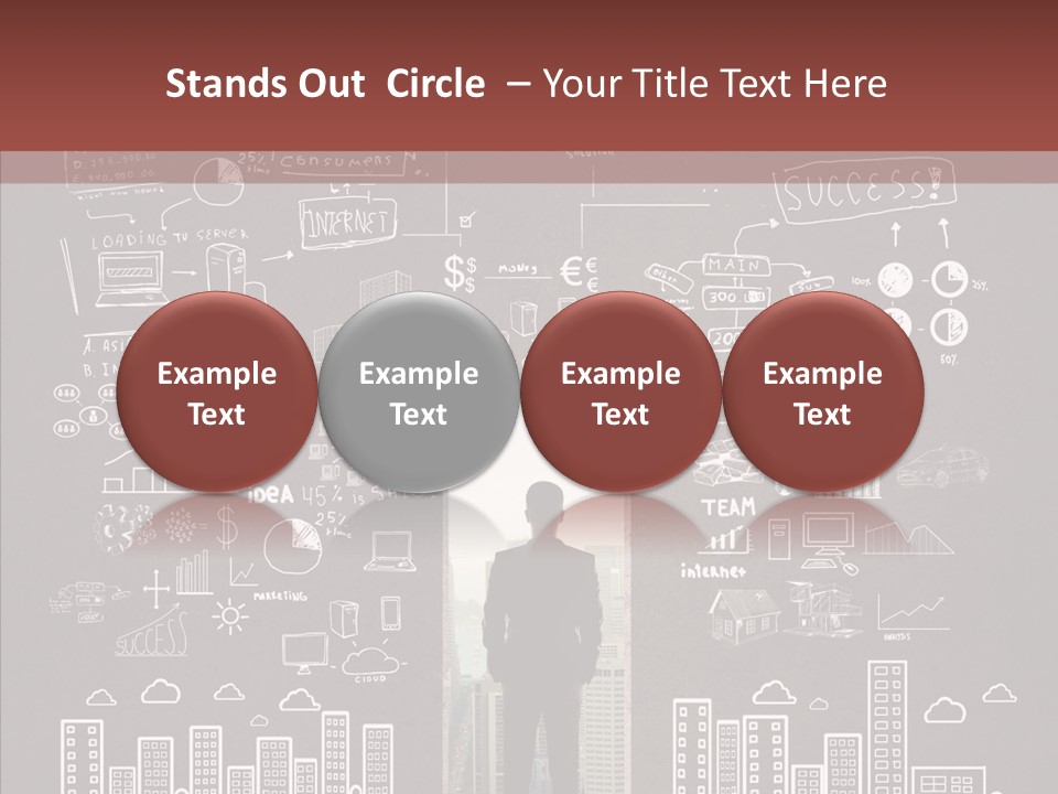 Manager Solid Businessman PowerPoint Template