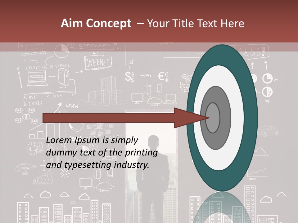 Manager Solid Businessman PowerPoint Template