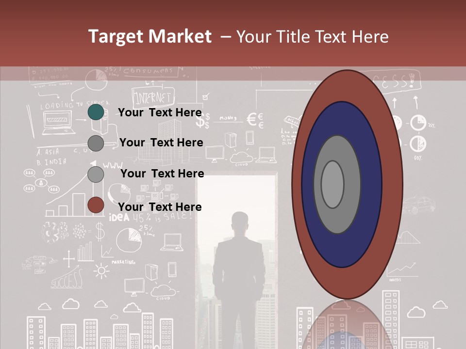 Manager Solid Businessman PowerPoint Template