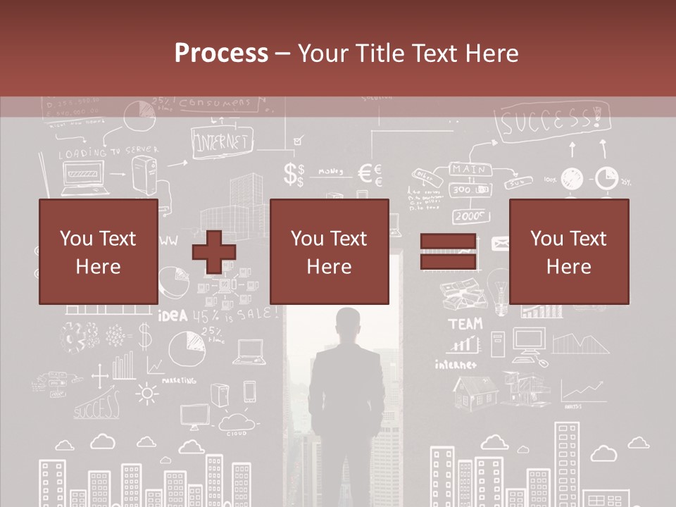 Manager Solid Businessman PowerPoint Template