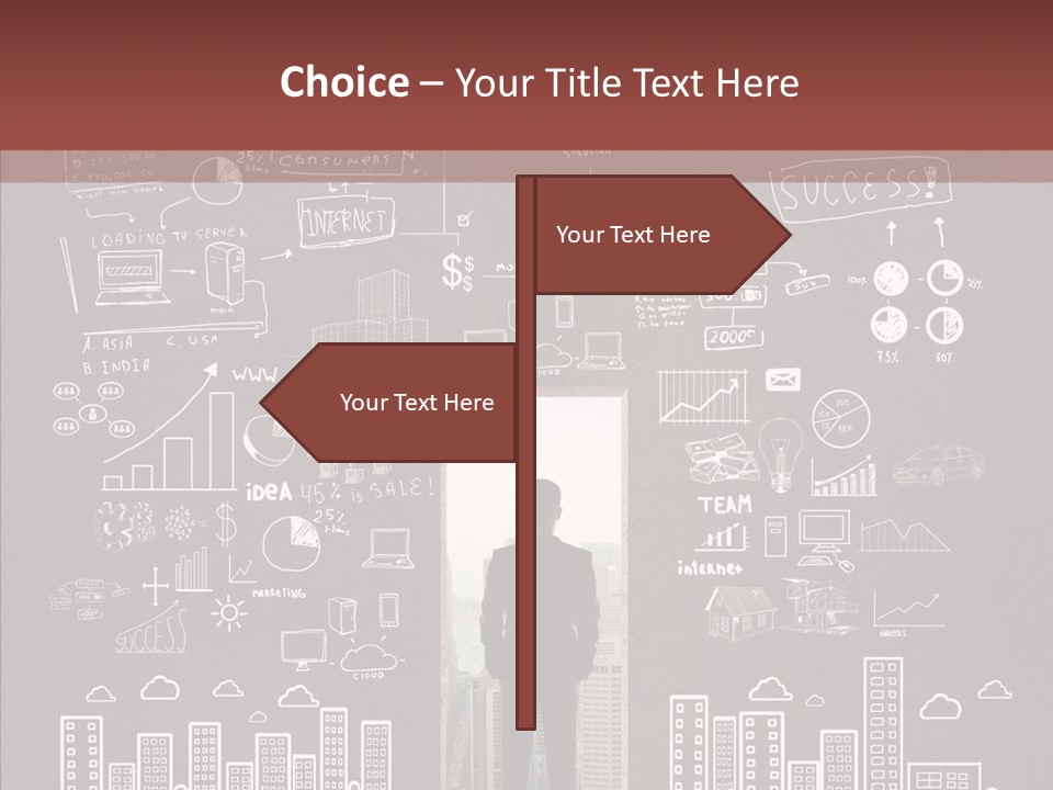 Manager Solid Businessman PowerPoint Template