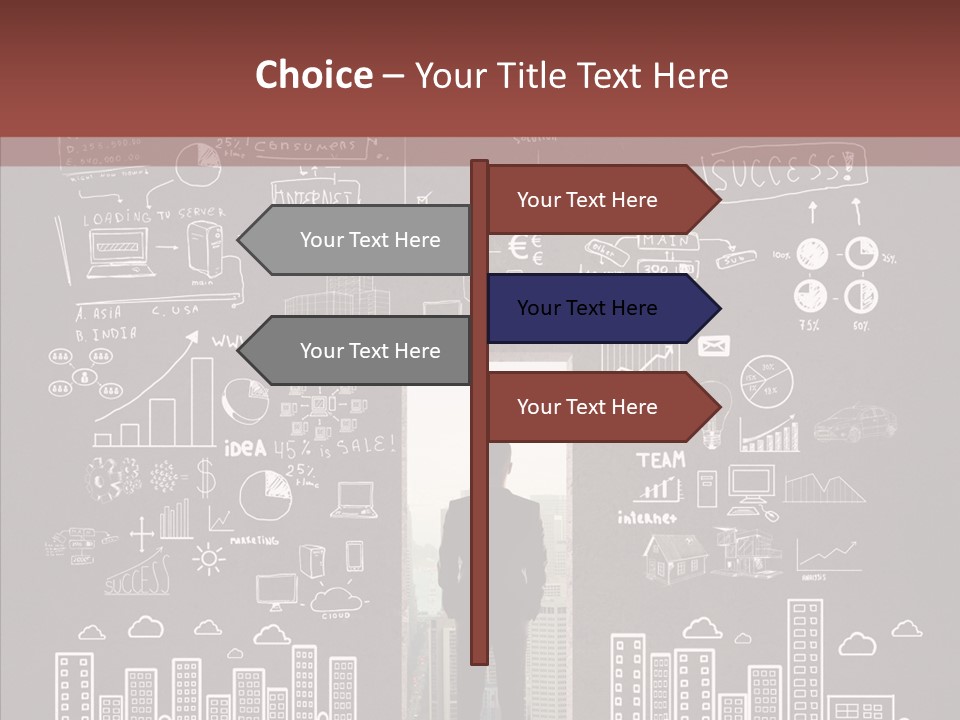 Manager Solid Businessman PowerPoint Template