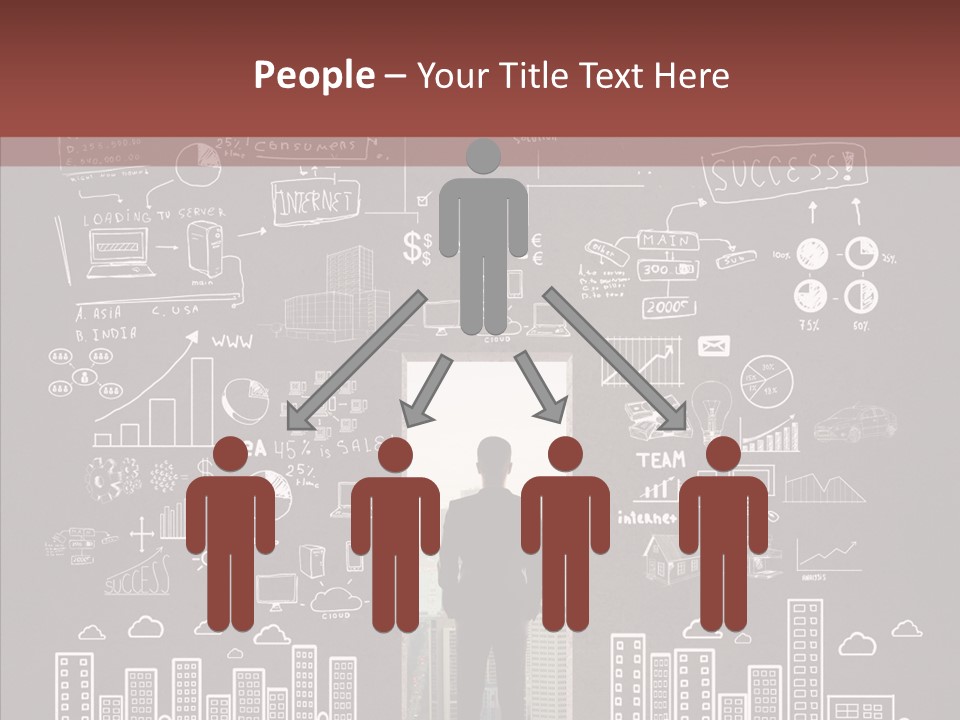 Manager Solid Businessman PowerPoint Template