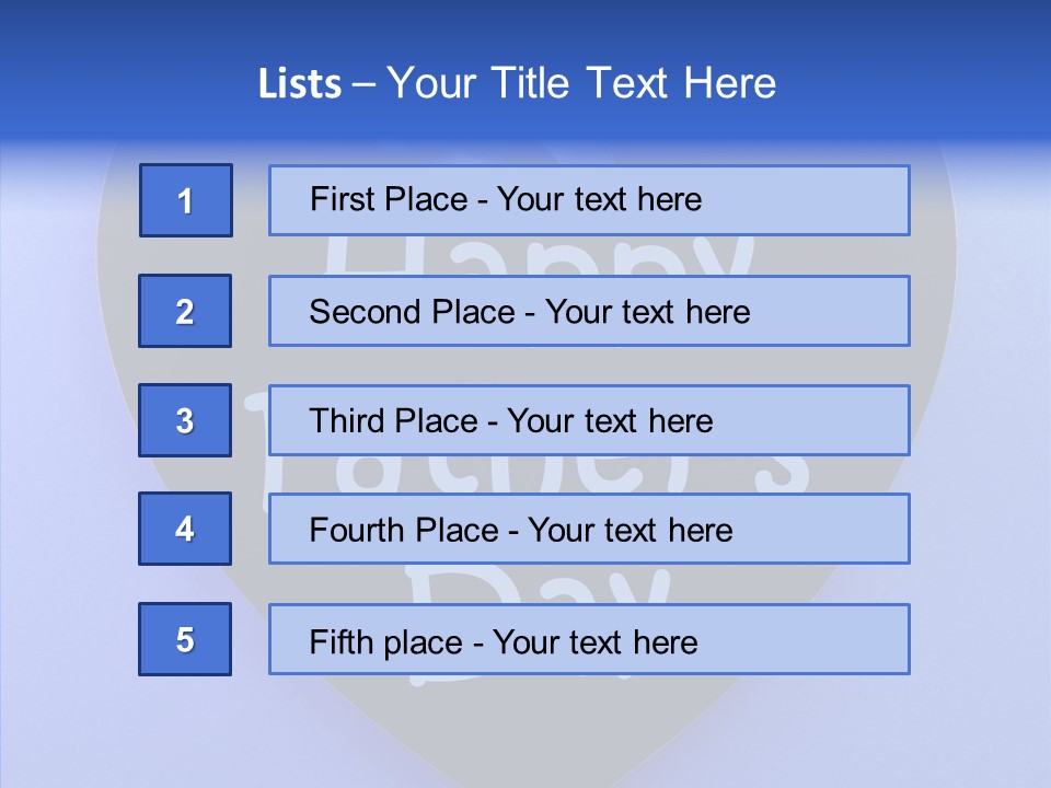 Happy Fathers Day Special Day Fathers Day PowerPoint Template