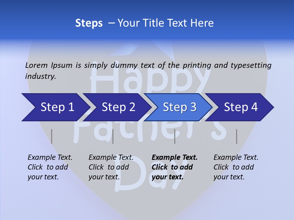 Happy Fathers Day Special Day Fathers Day PowerPoint Template