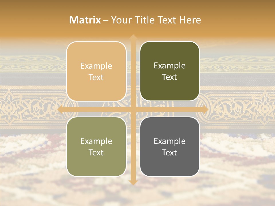 Green Paper Closeup PowerPoint Template