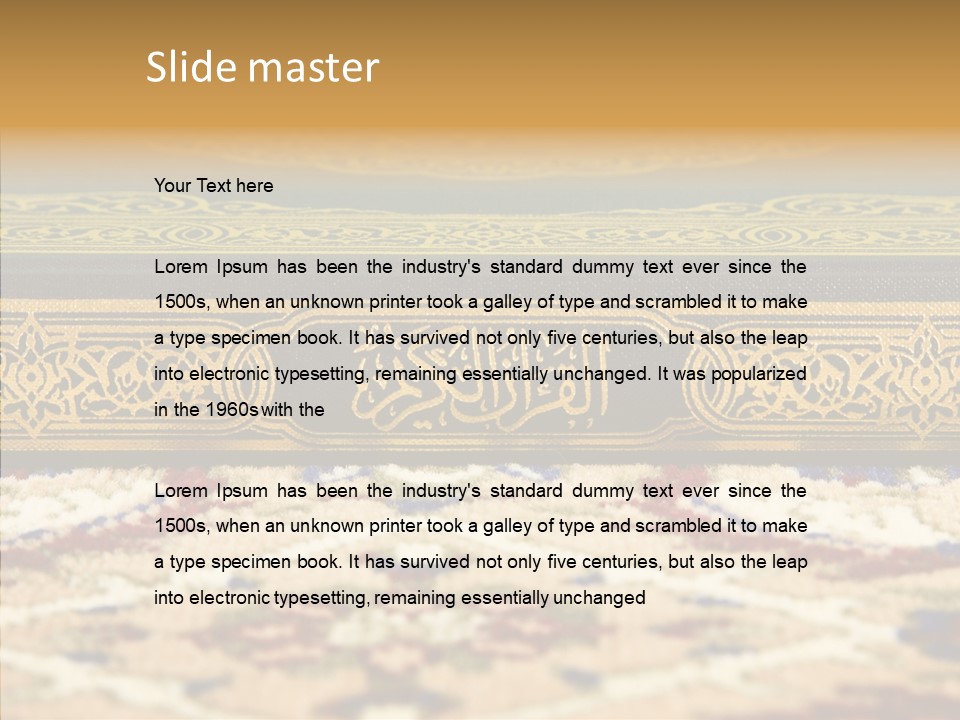 Green Paper Closeup PowerPoint Template