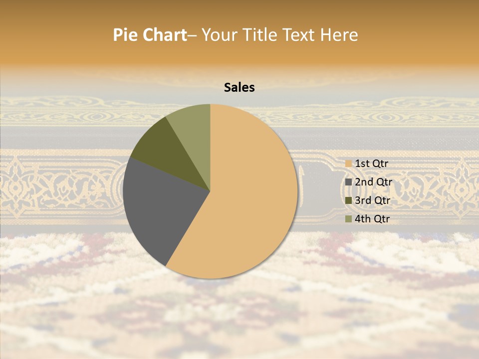 Green Paper Closeup PowerPoint Template