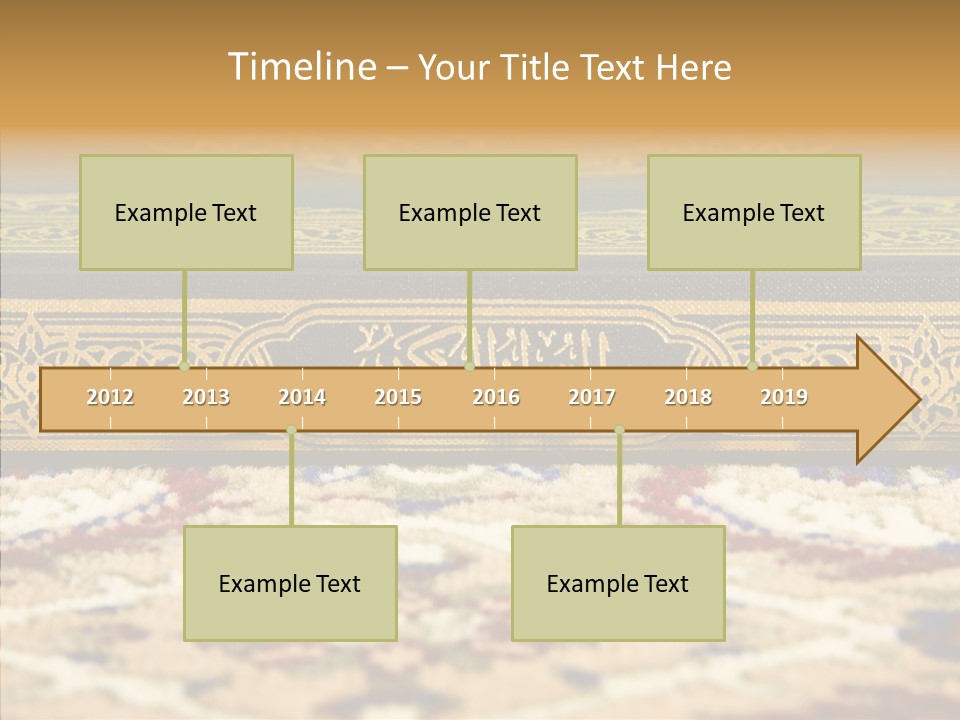 Green Paper Closeup PowerPoint Template