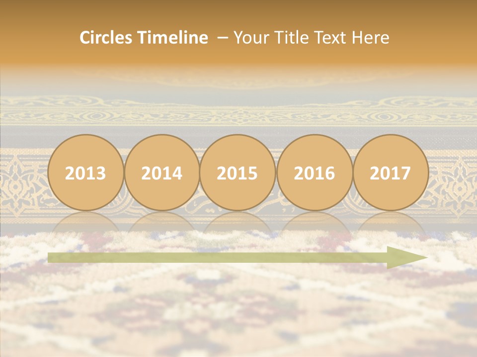 Green Paper Closeup PowerPoint Template